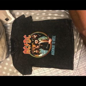 AC/DC acid wash Rock Tee